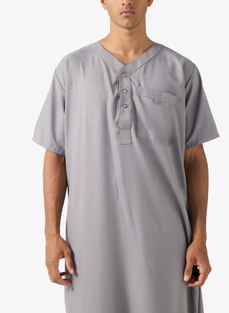 روبرت وود ثوب كلاسيكي بياقة على شكل حرف - Image 3